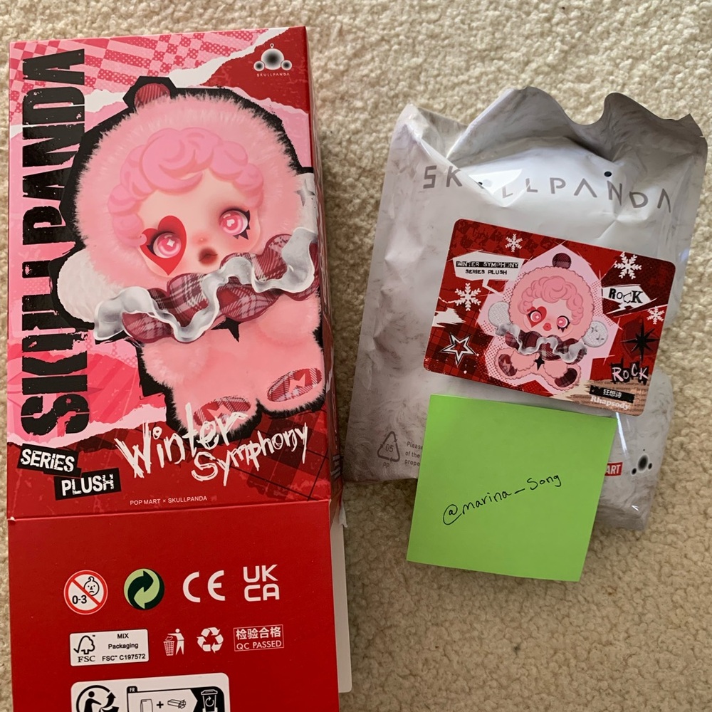 💗SKULLPANDA - WINTER SYMPHONY PENDANT (Rhapsody) SEALED